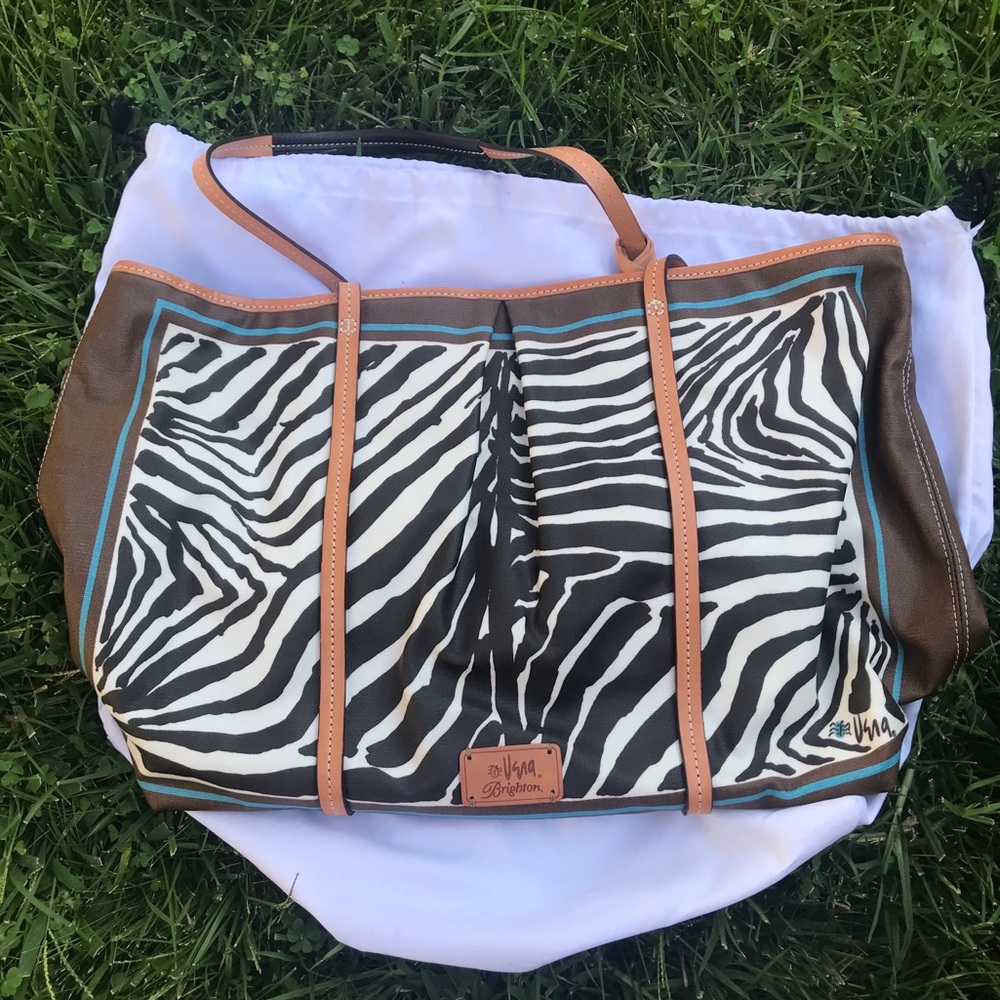 zebra brighton purse🤎